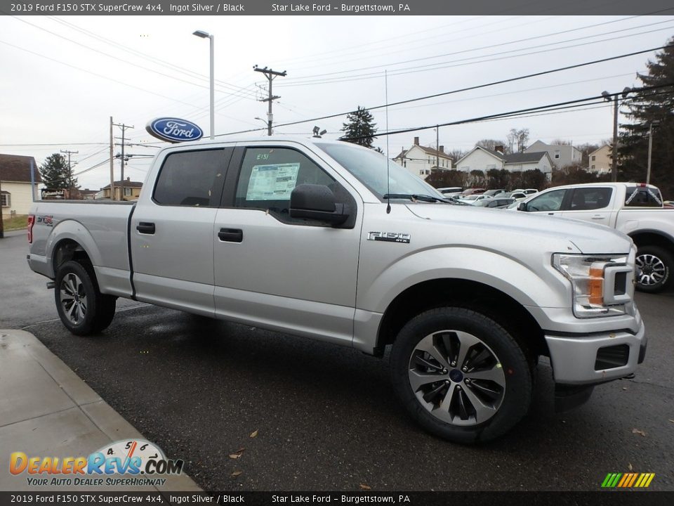 2019 Ford F150 STX SuperCrew 4x4 Ingot Silver / Black Photo #3