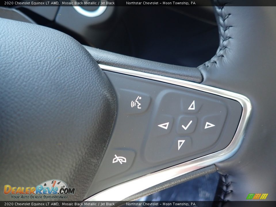 2020 Chevrolet Equinox LT AWD Mosaic Black Metallic / Jet Black Photo #16