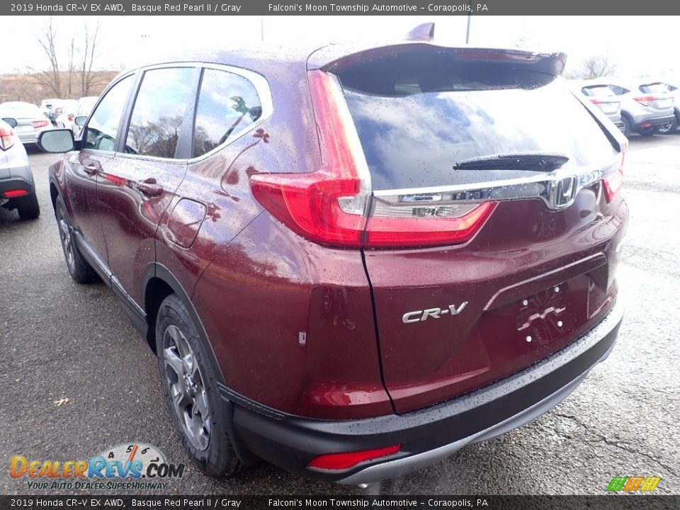 2019 Honda CR-V EX AWD Basque Red Pearl II / Gray Photo #2