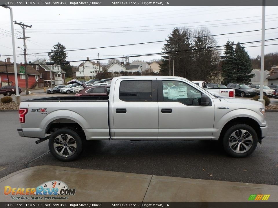 2019 Ford F150 STX SuperCrew 4x4 Ingot Silver / Black Photo #4