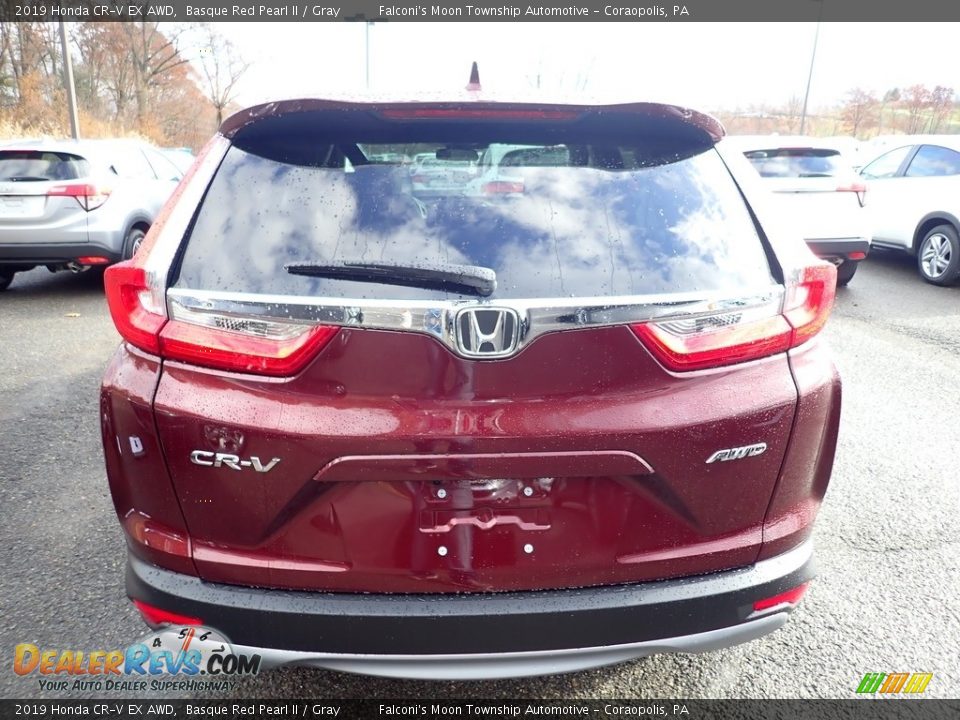 2019 Honda CR-V EX AWD Basque Red Pearl II / Gray Photo #3