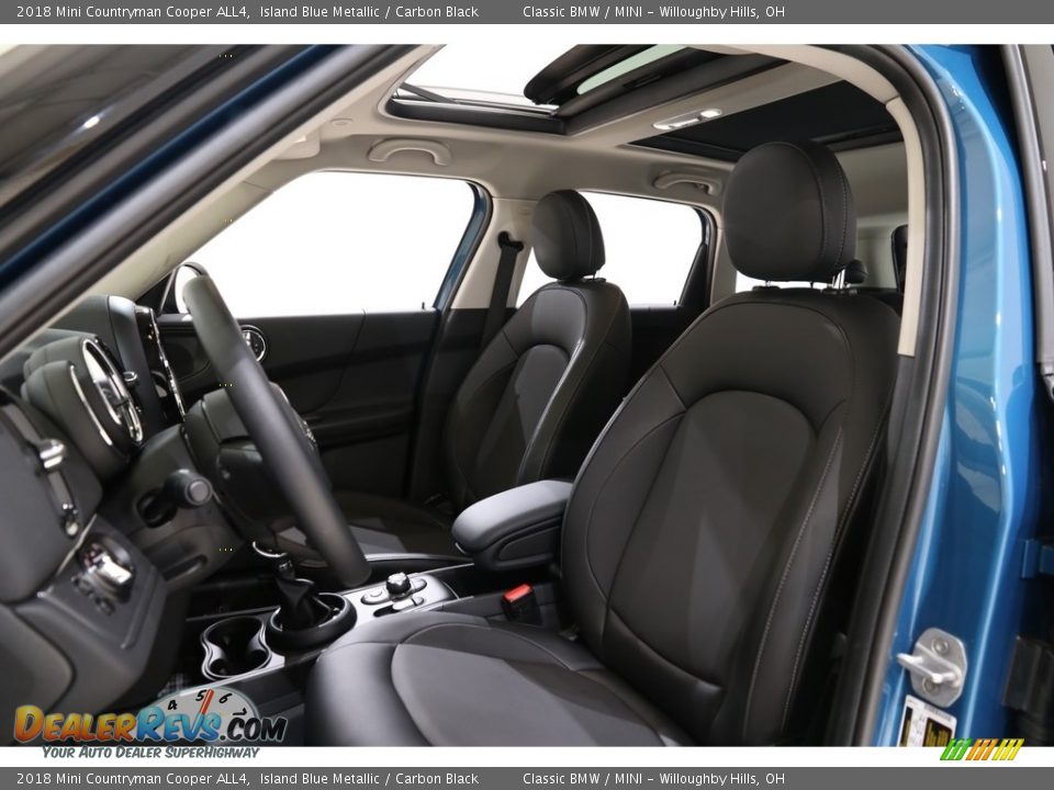 2018 Mini Countryman Cooper ALL4 Island Blue Metallic / Carbon Black Photo #5