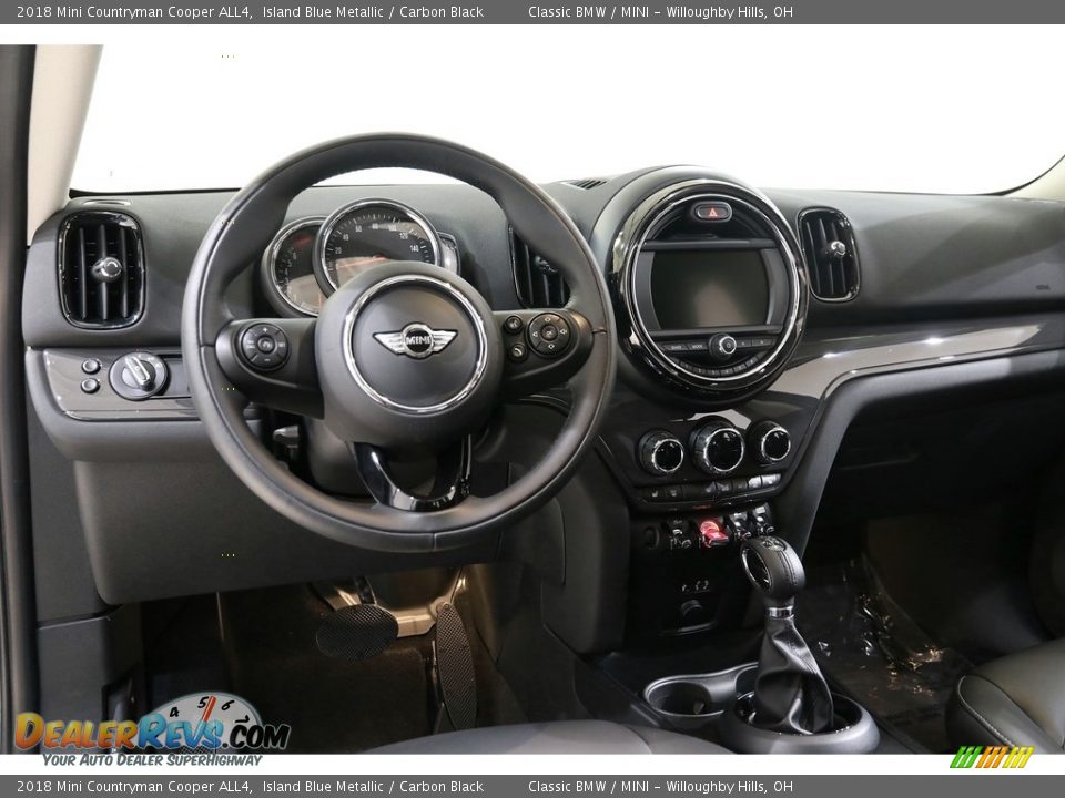 2018 Mini Countryman Cooper ALL4 Island Blue Metallic / Carbon Black Photo #6