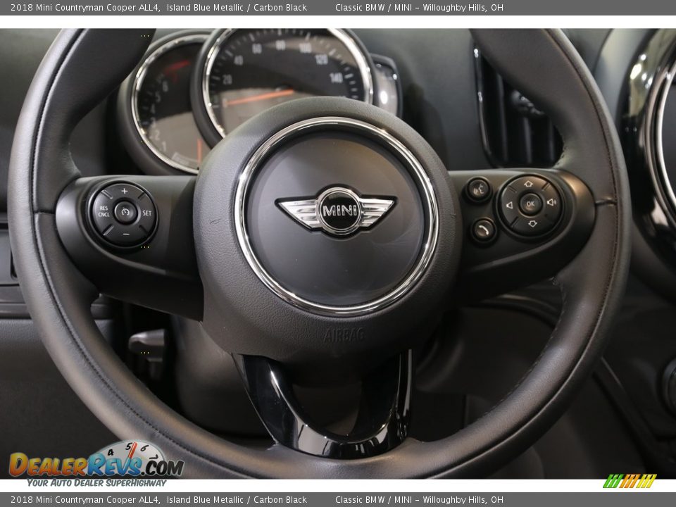 2018 Mini Countryman Cooper ALL4 Island Blue Metallic / Carbon Black Photo #7