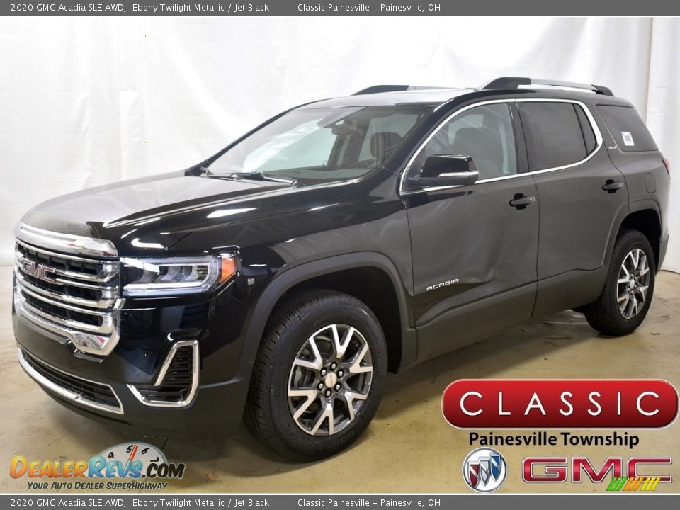 2020 GMC Acadia SLE AWD Ebony Twilight Metallic / Jet Black Photo #1