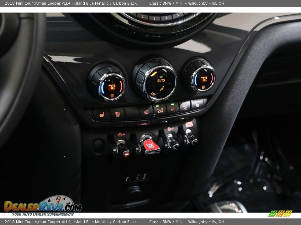 2018 Mini Countryman Cooper ALL4 Island Blue Metallic / Carbon Black Photo #12