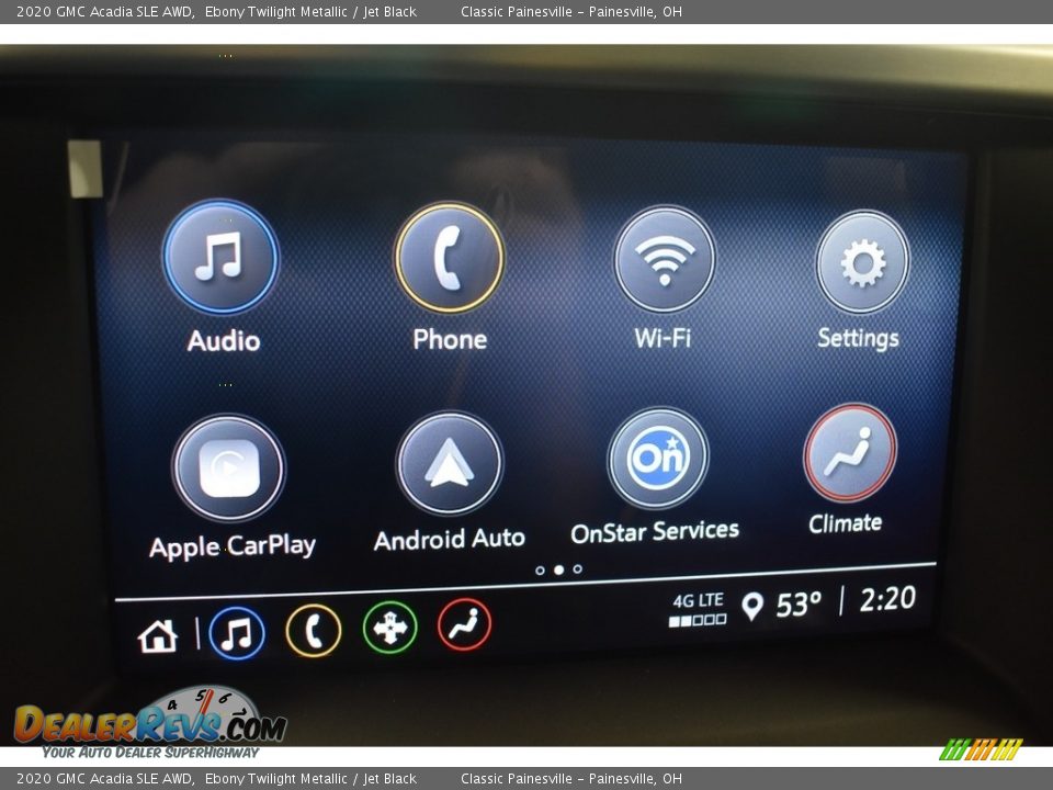 2020 GMC Acadia SLE AWD Ebony Twilight Metallic / Jet Black Photo #3