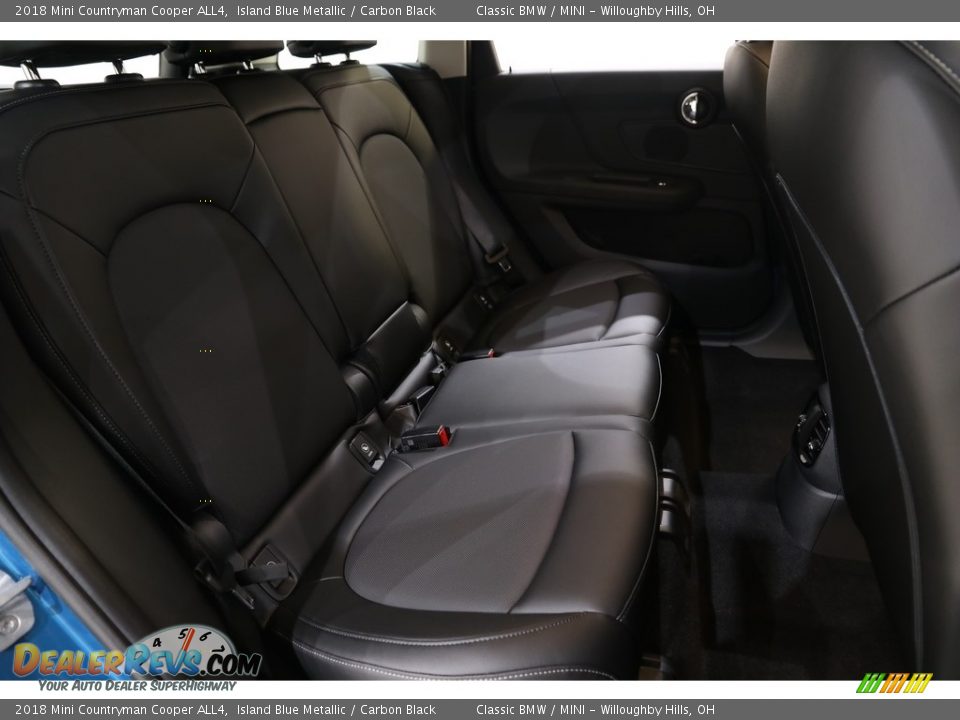 2018 Mini Countryman Cooper ALL4 Island Blue Metallic / Carbon Black Photo #16