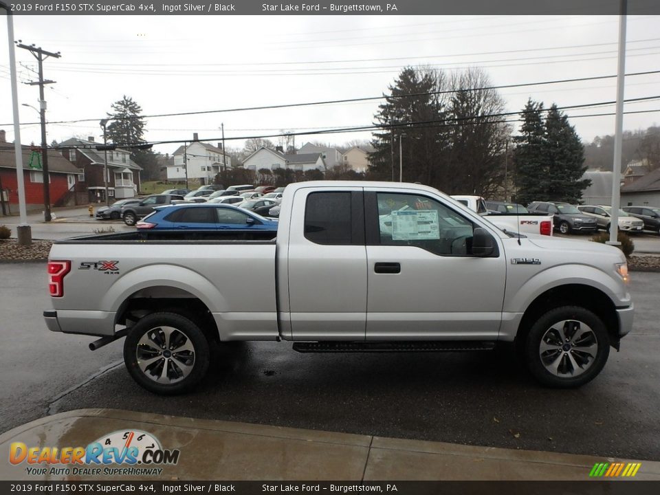 Ingot Silver 2019 Ford F150 STX SuperCab 4x4 Photo #4