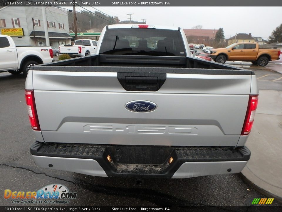 2019 Ford F150 STX SuperCab 4x4 Ingot Silver / Black Photo #6