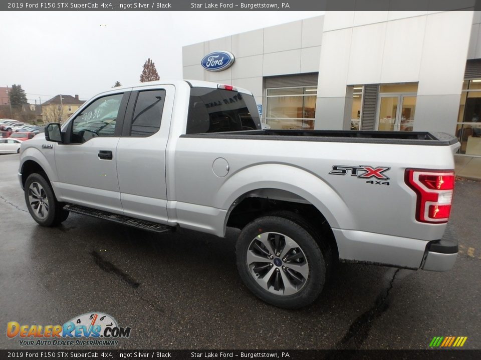 2019 Ford F150 STX SuperCab 4x4 Ingot Silver / Black Photo #7