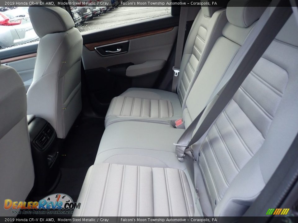2019 Honda CR-V EX AWD Modern Steel Metallic / Gray Photo #9