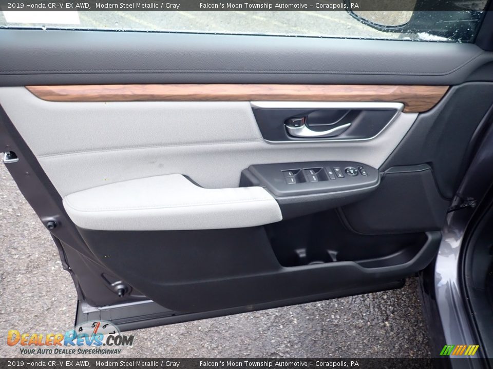 2019 Honda CR-V EX AWD Modern Steel Metallic / Gray Photo #11