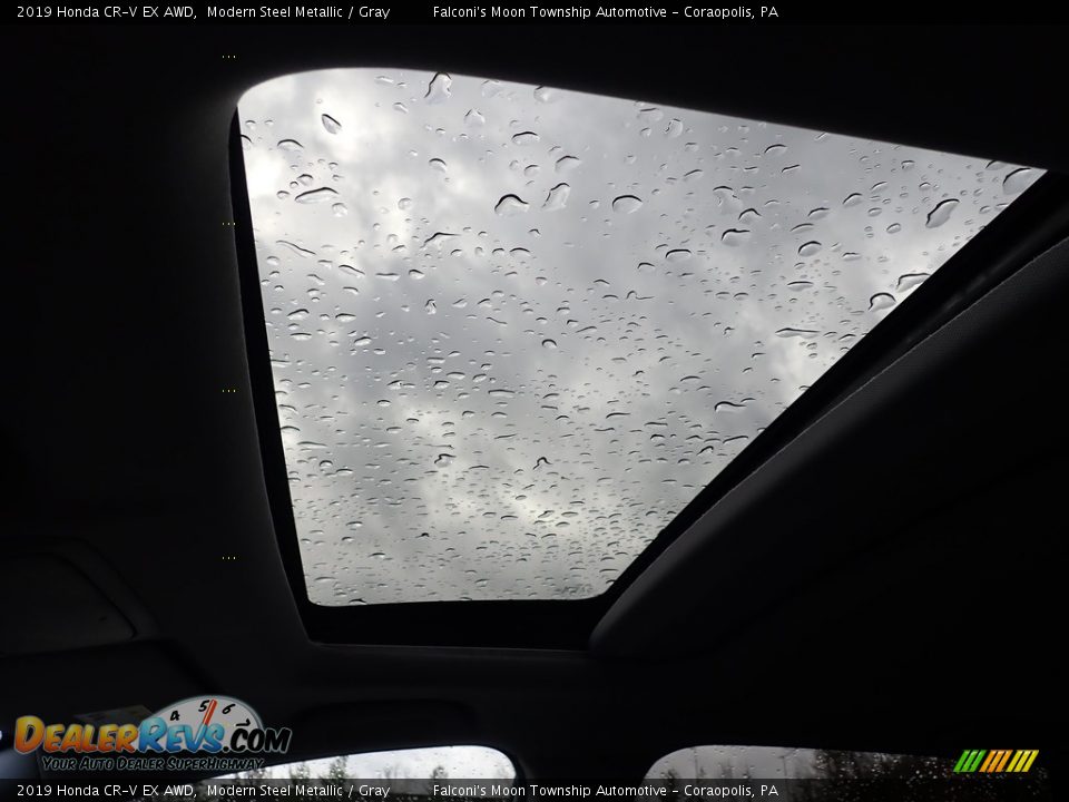 2019 Honda CR-V EX AWD Modern Steel Metallic / Gray Photo #13