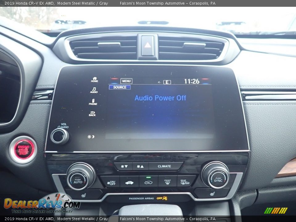 2019 Honda CR-V EX AWD Modern Steel Metallic / Gray Photo #14