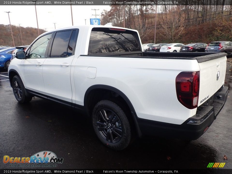 2019 Honda Ridgeline Sport AWD White Diamond Pearl / Black Photo #2