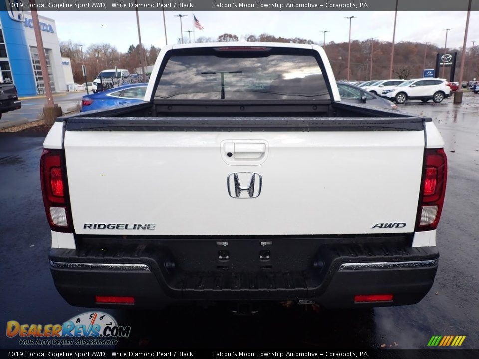 2019 Honda Ridgeline Sport AWD White Diamond Pearl / Black Photo #3