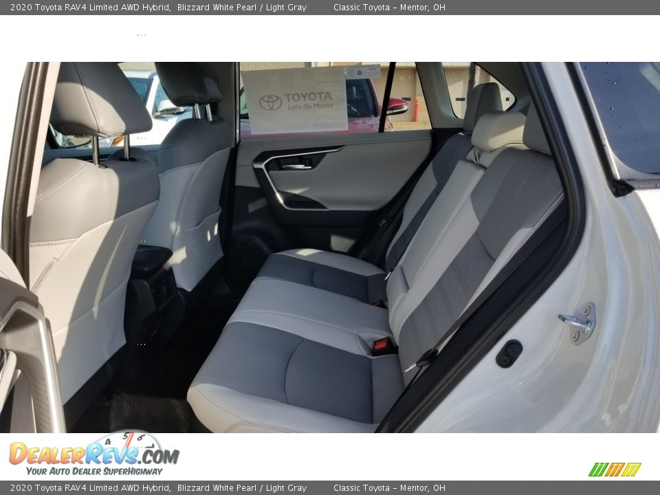 2020 Toyota RAV4 Limited AWD Hybrid Blizzard White Pearl / Light Gray Photo #3
