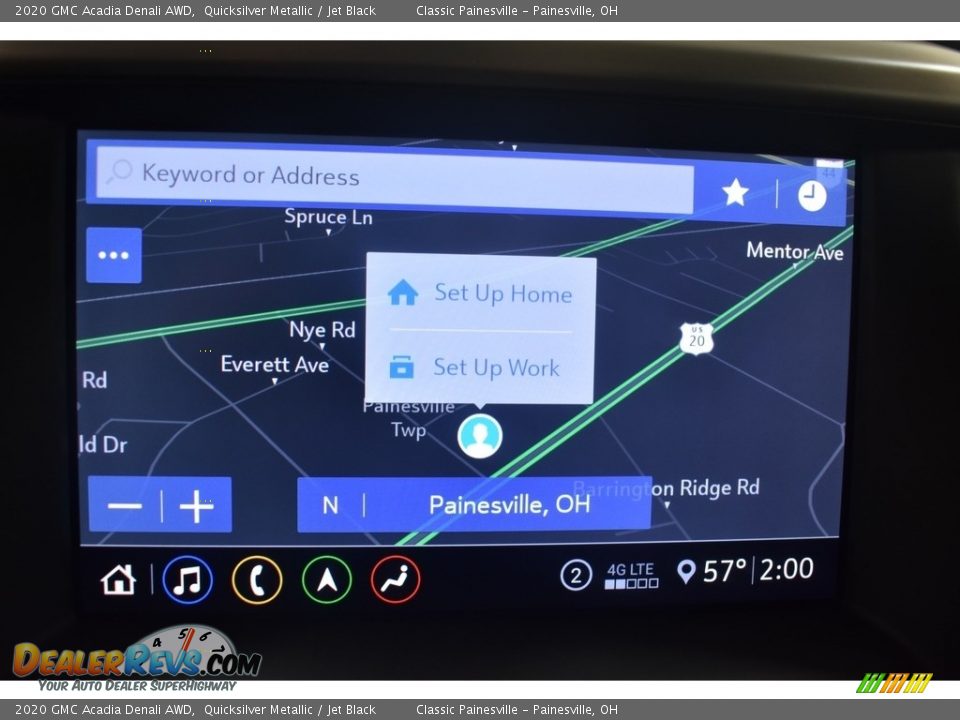 2020 GMC Acadia Denali AWD Quicksilver Metallic / Jet Black Photo #4