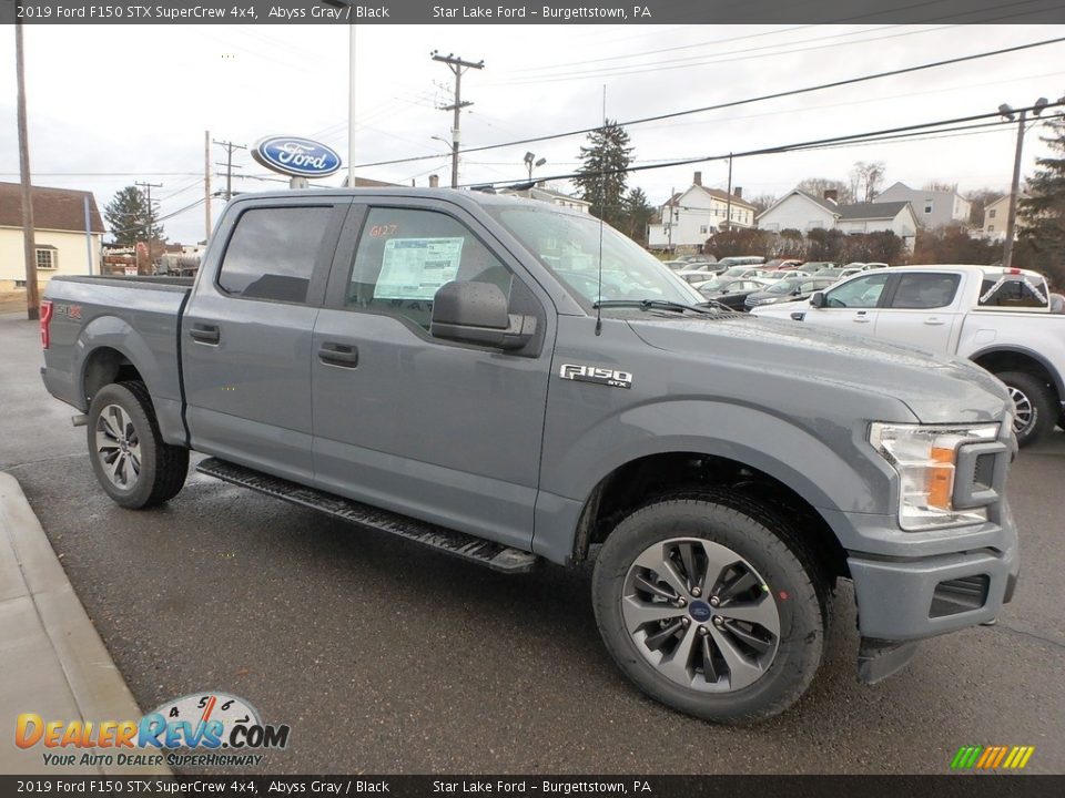 2019 Ford F150 STX SuperCrew 4x4 Abyss Gray / Black Photo #3