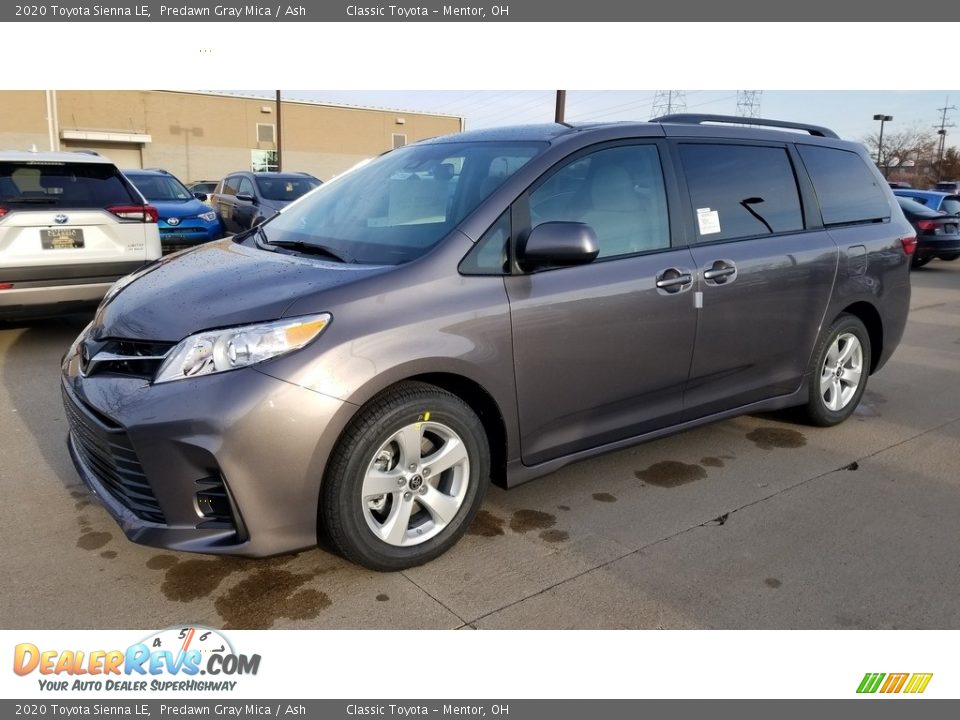 2020 Toyota Sienna LE Predawn Gray Mica / Ash Photo #1