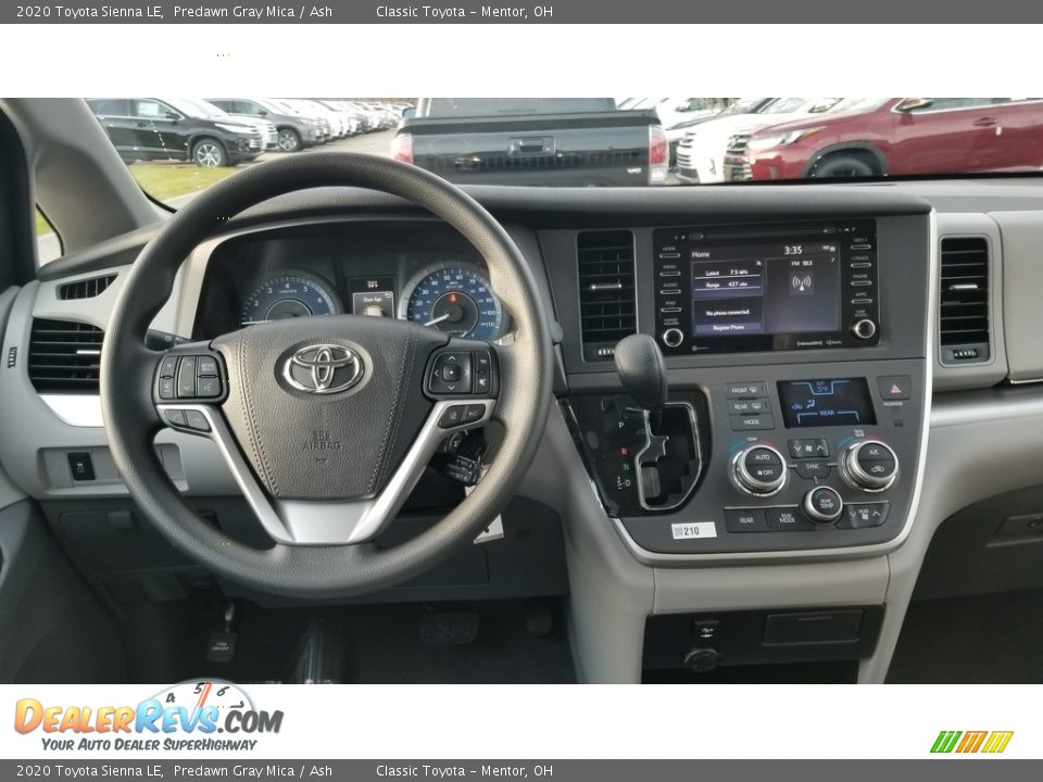 2020 Toyota Sienna LE Predawn Gray Mica / Ash Photo #4