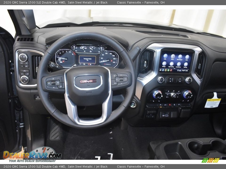 2020 GMC Sierra 1500 SLE Double Cab 4WD Satin Steel Metallic / Jet Black Photo #2