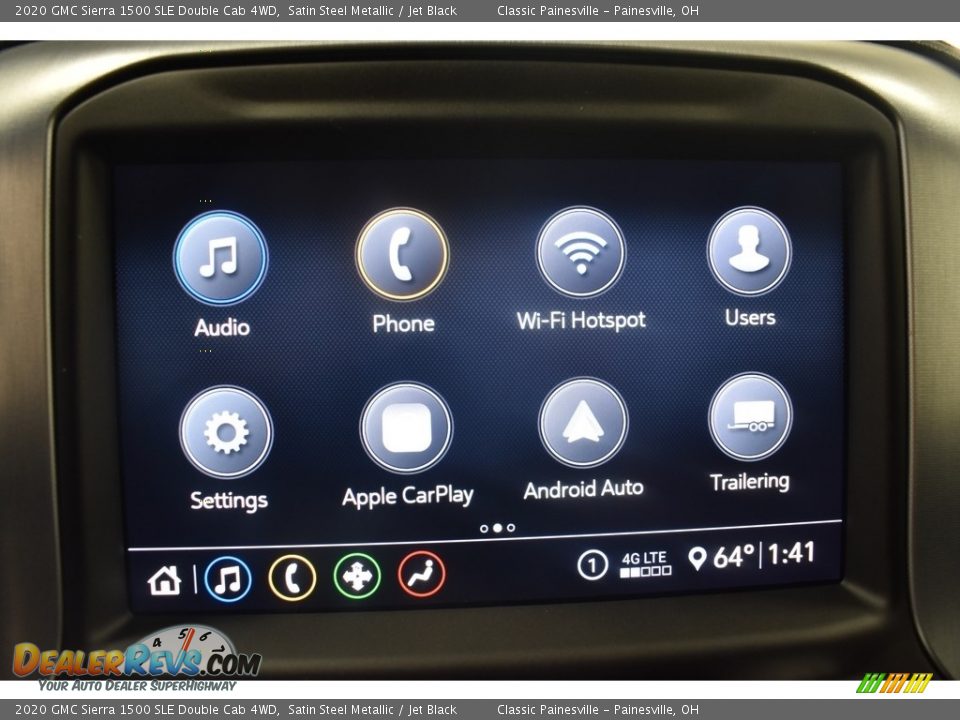 2020 GMC Sierra 1500 SLE Double Cab 4WD Satin Steel Metallic / Jet Black Photo #3