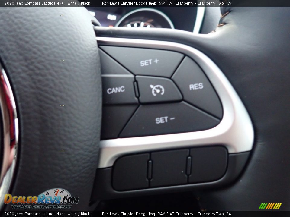 2020 Jeep Compass Latitude 4x4 White / Black Photo #19