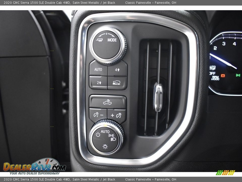 2020 GMC Sierra 1500 SLE Double Cab 4WD Satin Steel Metallic / Jet Black Photo #5