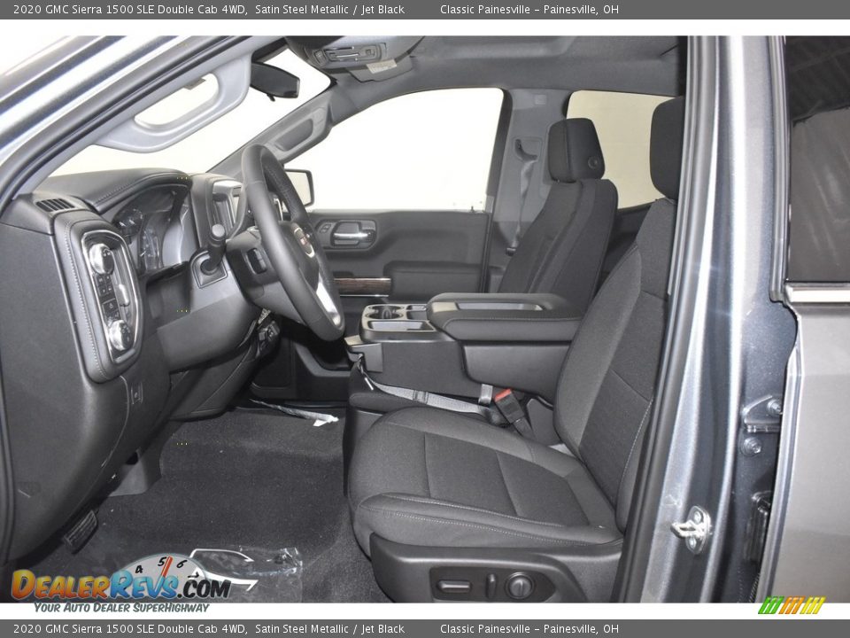 2020 GMC Sierra 1500 SLE Double Cab 4WD Satin Steel Metallic / Jet Black Photo #6