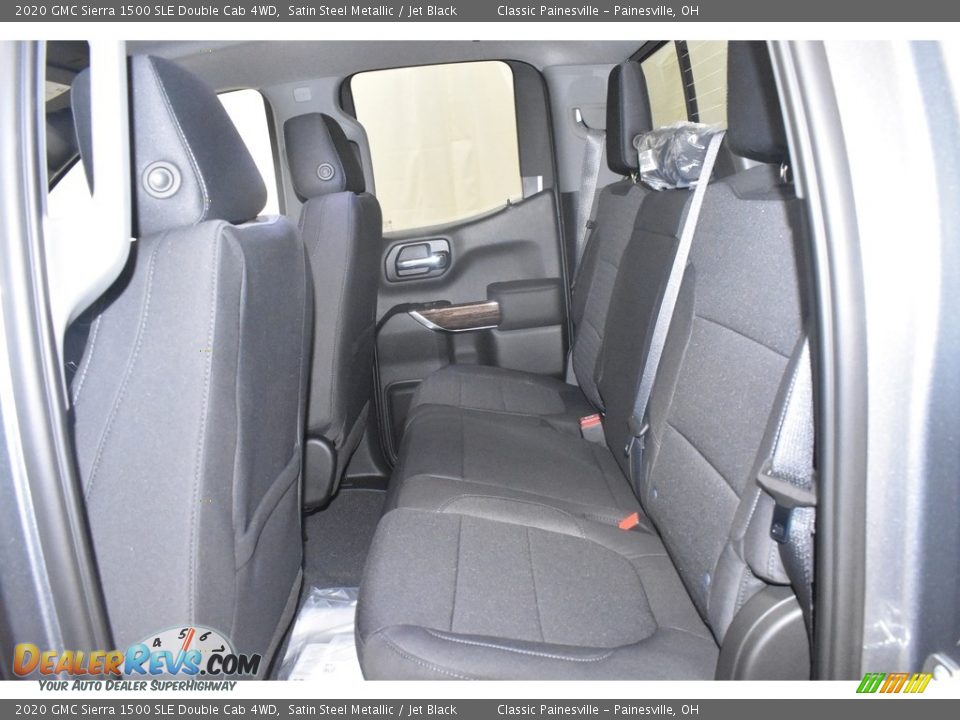 2020 GMC Sierra 1500 SLE Double Cab 4WD Satin Steel Metallic / Jet Black Photo #7