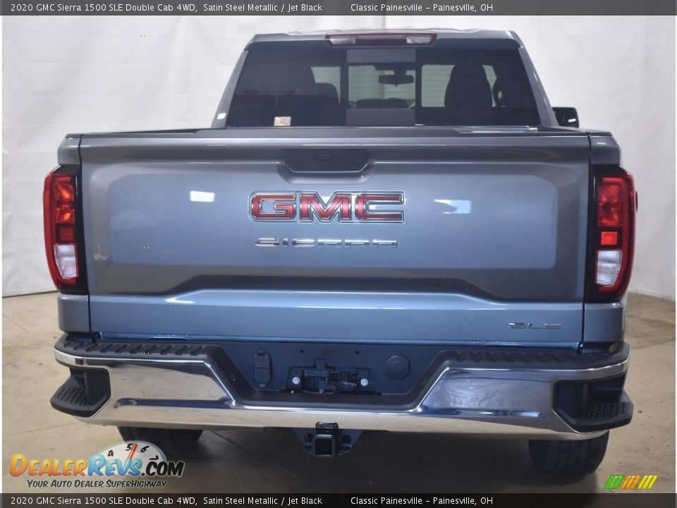 2020 GMC Sierra 1500 SLE Double Cab 4WD Satin Steel Metallic / Jet Black Photo #9