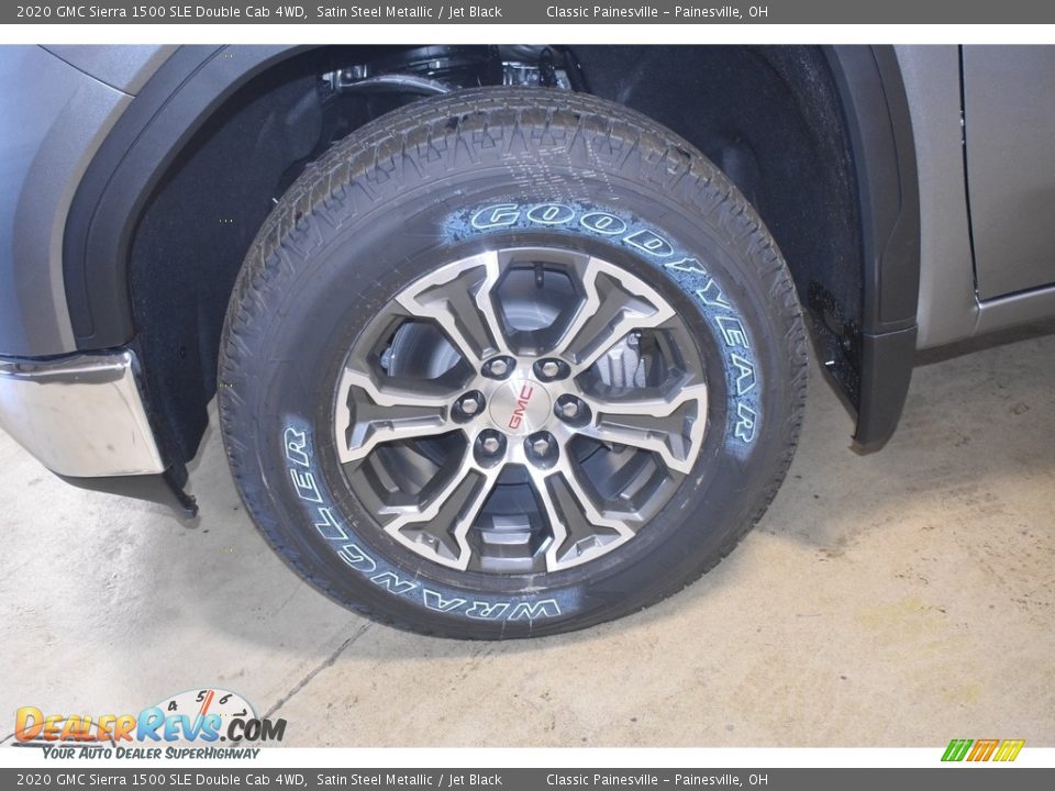2020 GMC Sierra 1500 SLE Double Cab 4WD Satin Steel Metallic / Jet Black Photo #11
