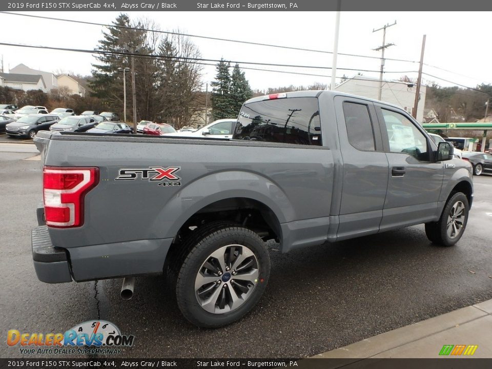 2019 Ford F150 STX SuperCab 4x4 Abyss Gray / Black Photo #5