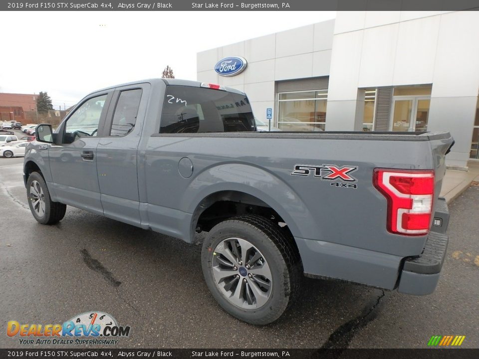 2019 Ford F150 STX SuperCab 4x4 Abyss Gray / Black Photo #7