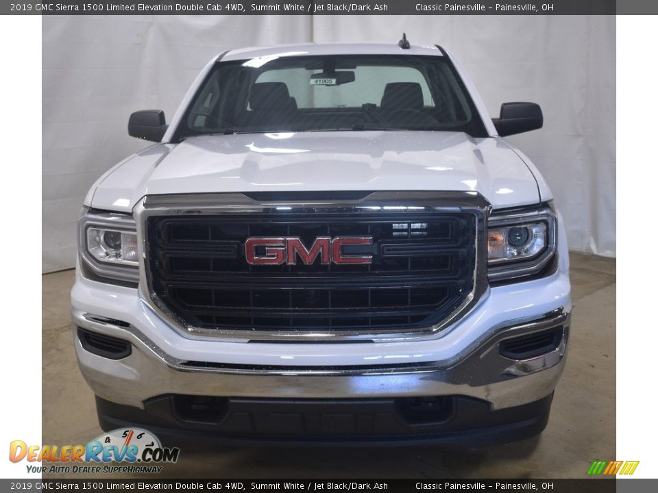 2019 GMC Sierra 1500 Limited Elevation Double Cab 4WD Summit White / Jet Black/Dark Ash Photo #4