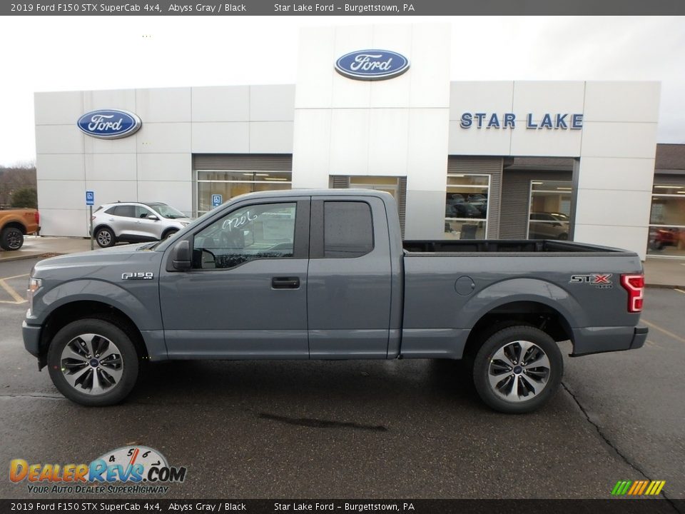 2019 Ford F150 STX SuperCab 4x4 Abyss Gray / Black Photo #8