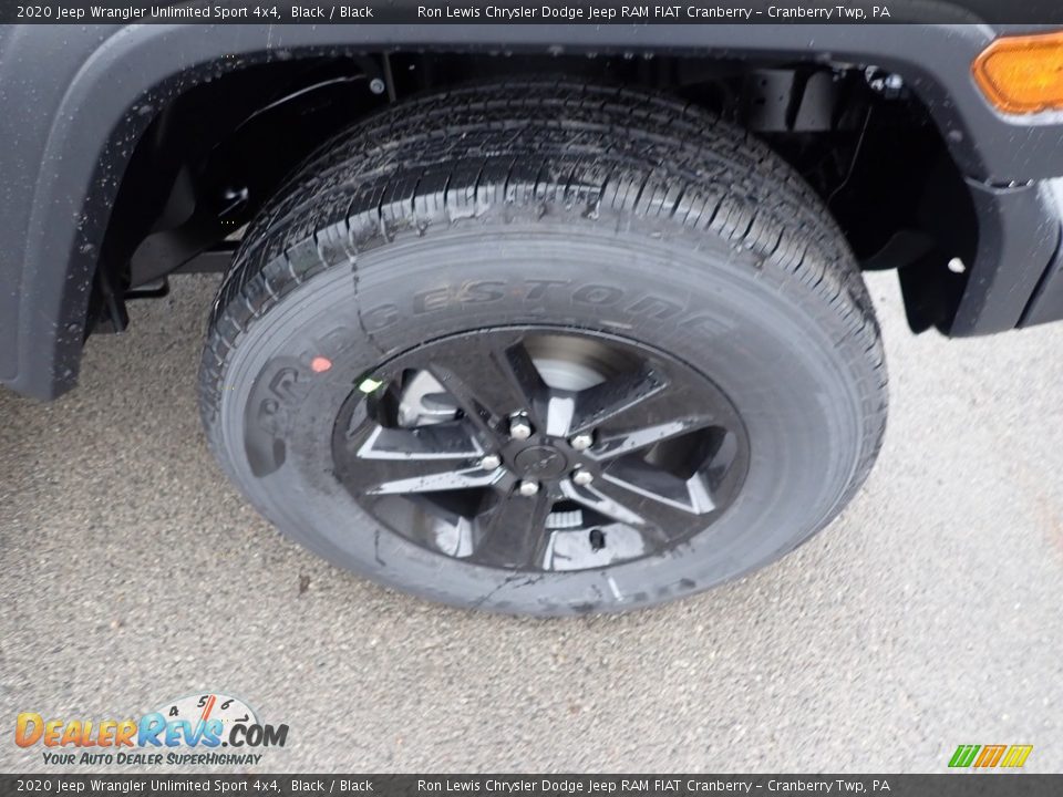 2020 Jeep Wrangler Unlimited Sport 4x4 Black / Black Photo #9