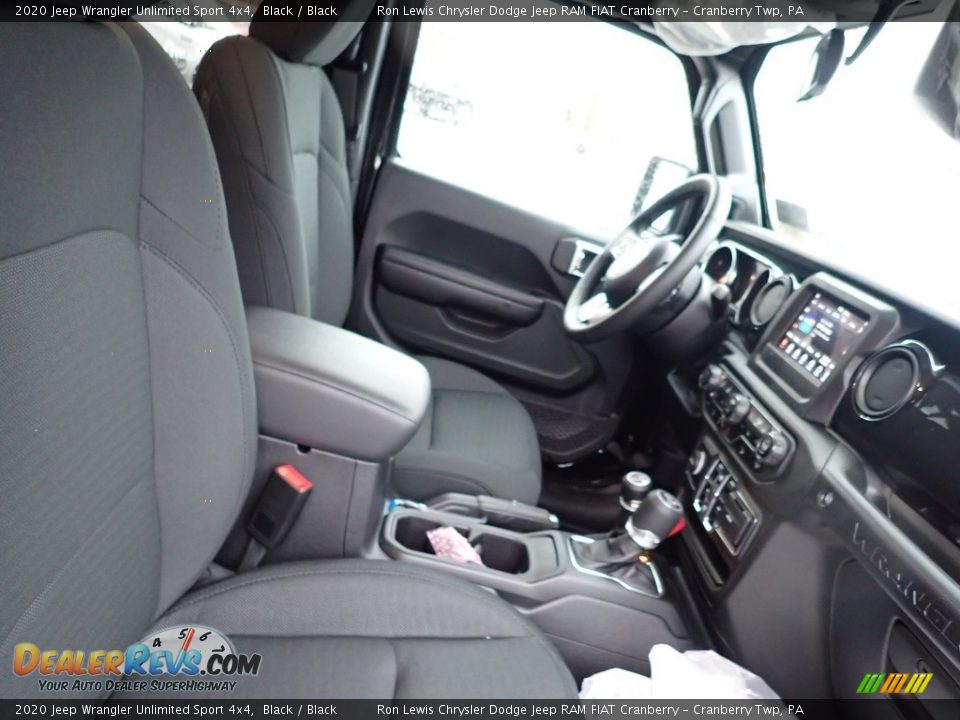 2020 Jeep Wrangler Unlimited Sport 4x4 Black / Black Photo #10