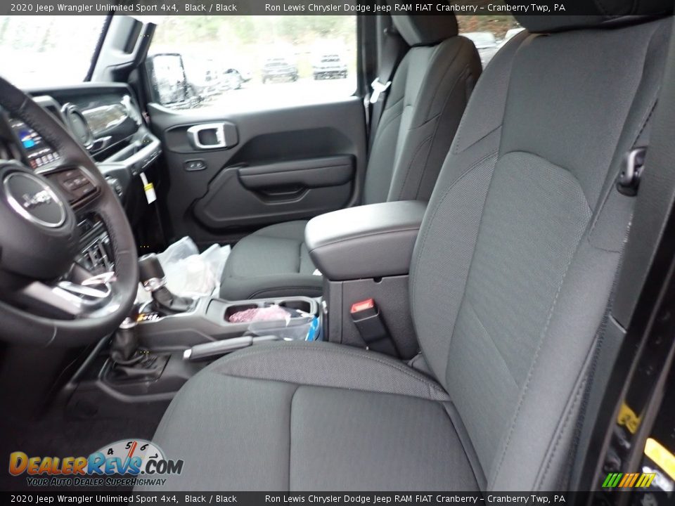 2020 Jeep Wrangler Unlimited Sport 4x4 Black / Black Photo #13