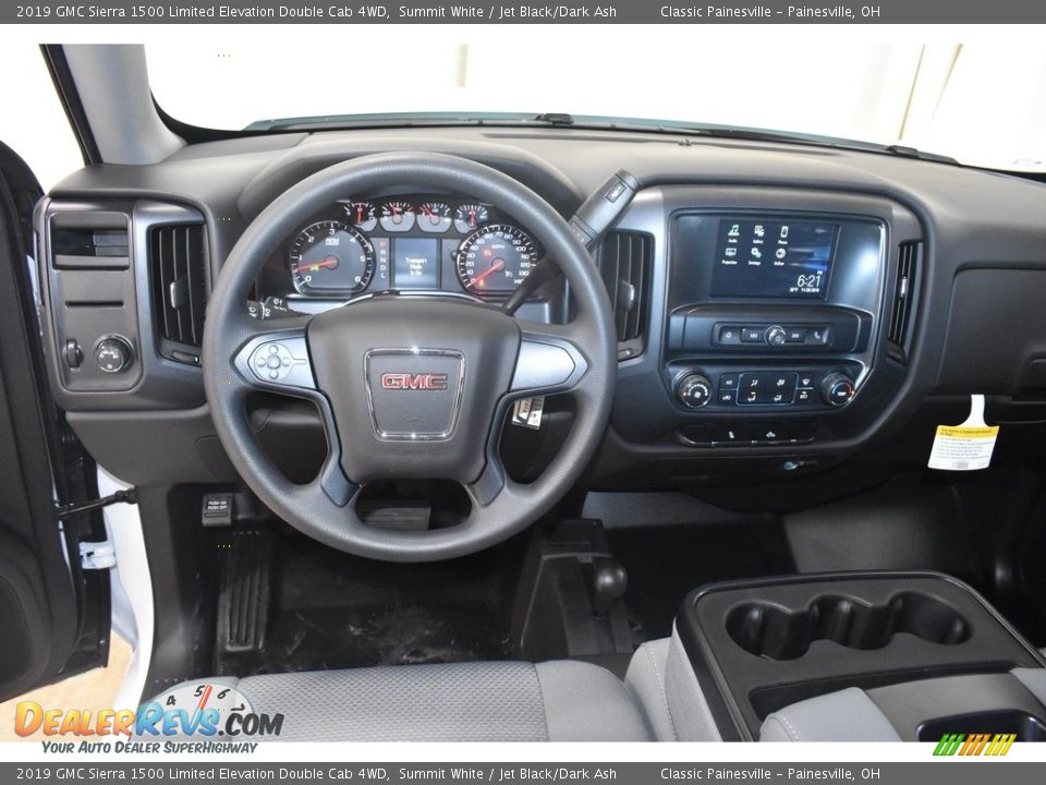 2019 GMC Sierra 1500 Limited Elevation Double Cab 4WD Summit White / Jet Black/Dark Ash Photo #9