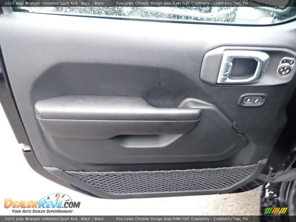 2020 Jeep Wrangler Unlimited Sport 4x4 Black / Black Photo #14