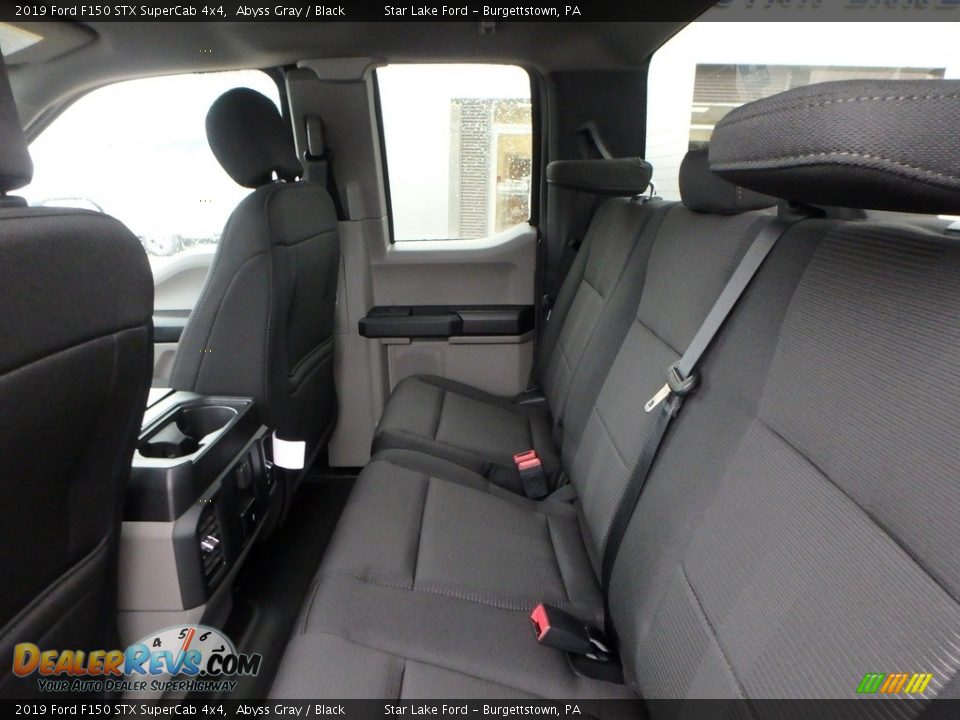 Rear Seat of 2019 Ford F150 STX SuperCab 4x4 Photo #14