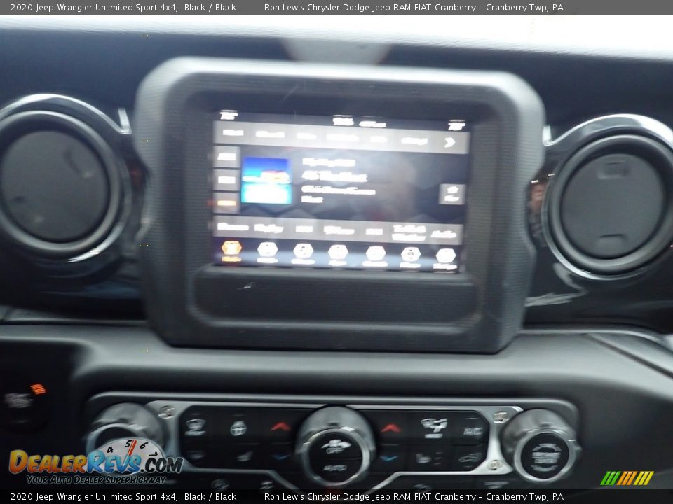 2020 Jeep Wrangler Unlimited Sport 4x4 Black / Black Photo #16