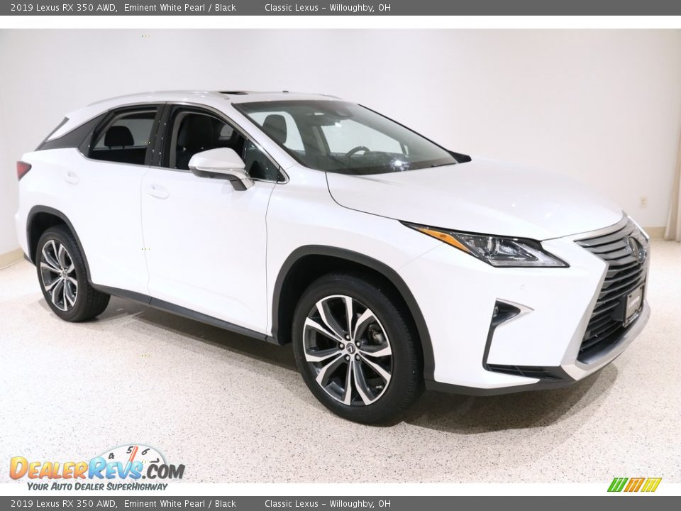 2019 Lexus RX 350 AWD Eminent White Pearl / Black Photo #1