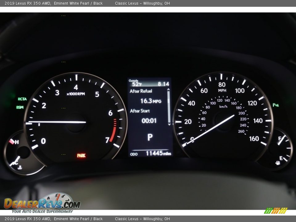 2019 Lexus RX 350 AWD Eminent White Pearl / Black Photo #8