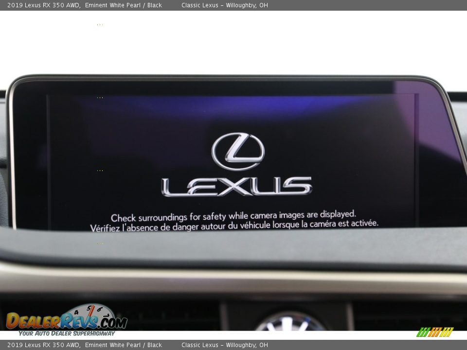 2019 Lexus RX 350 AWD Eminent White Pearl / Black Photo #10