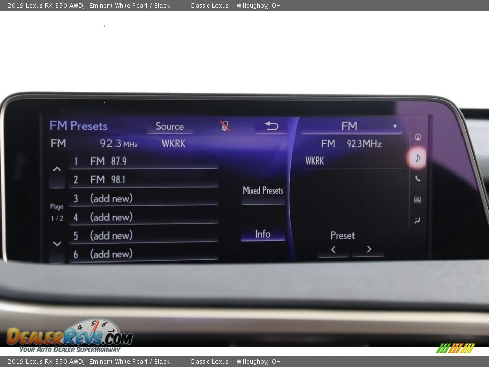 2019 Lexus RX 350 AWD Eminent White Pearl / Black Photo #13