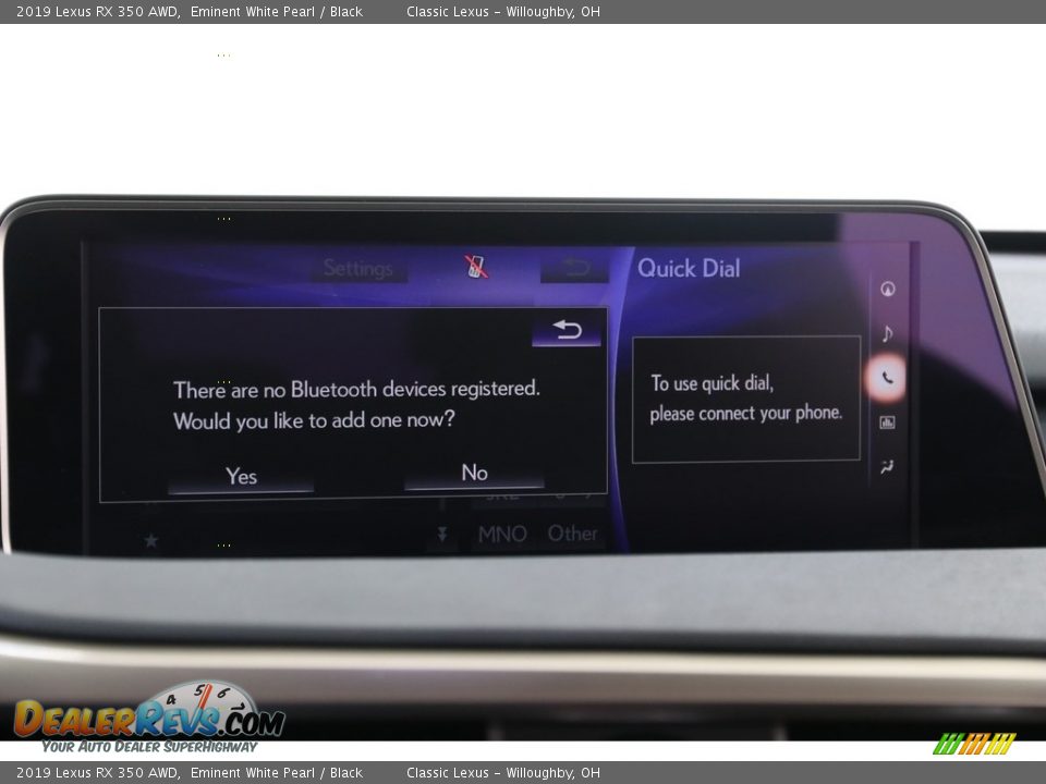 2019 Lexus RX 350 AWD Eminent White Pearl / Black Photo #14